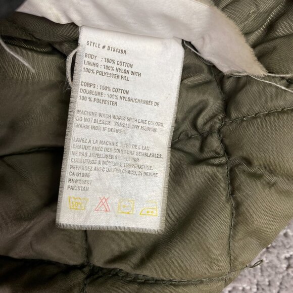 Vintage 90s Dickies Jacket Mens 2XL Tan Detroit Style Workwear Chore Distressed - Picture 9 of 14